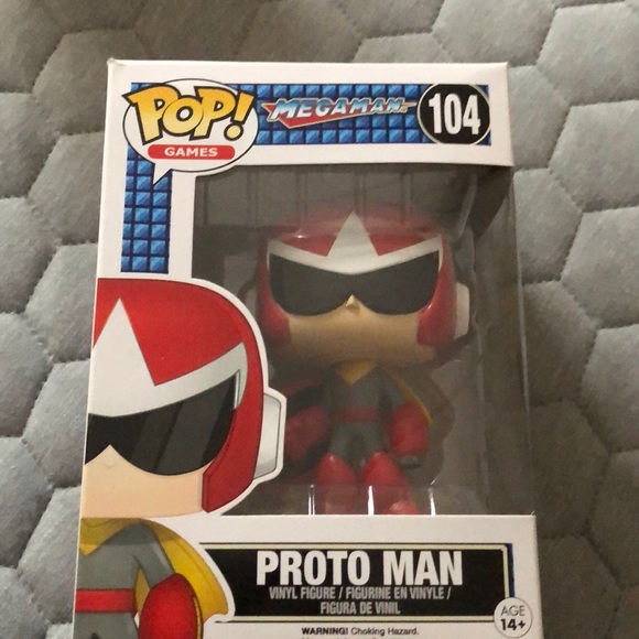 Mega man “ Protoman “ pop figure - Picture 1 of 5